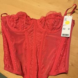  •   NWT Urban Outfitters Pink Corset Top – Size Medium