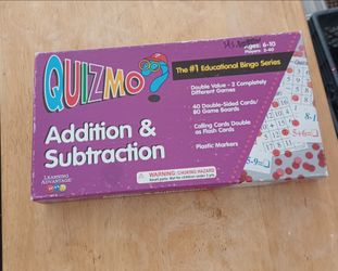 Quizmo addition and subtraction game