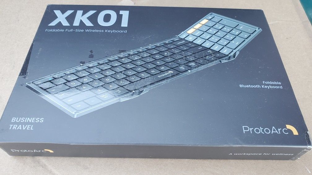 XK01 foldable full-size wireless keyboard