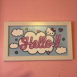 Hello kitty wall decor