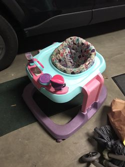 Very Nice Adjustable Baby Walker With Activities Only $20 Firm