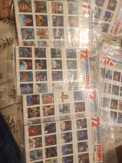 1983 baseball stamp set of 4