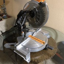 RIDGID 12” Dual Bevel Miter Saw