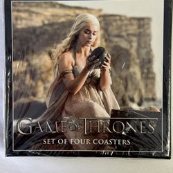 Game of Thrones Coasters (Set of 4) by Dark Horse Deluxe New Sealed