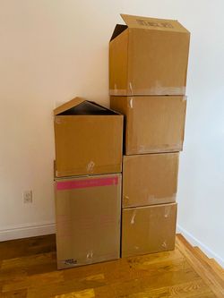 Moving boxes! Like new condition. Carefully used just once. Medium, large, all different sizes. Many. Great bargain. $1 per box.