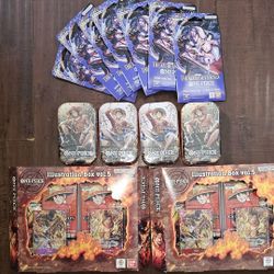 One Piece TCG Lot Sea's Seven, Tins, Illustration Box Vol 5