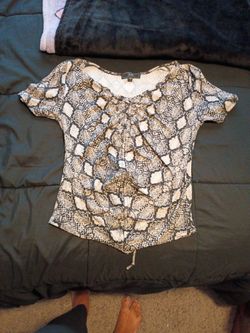 Snakeskin Top
