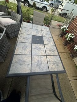 Outdoor Table Plus Chairs