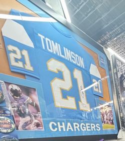 Chargers framed Jersey