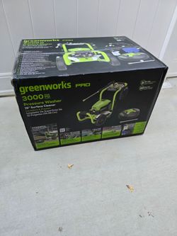 Greenworks Pressure Washer up to 3000 PSI at 2.0 GP