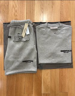 Essentials Tees and Shorts in all 3 colors
