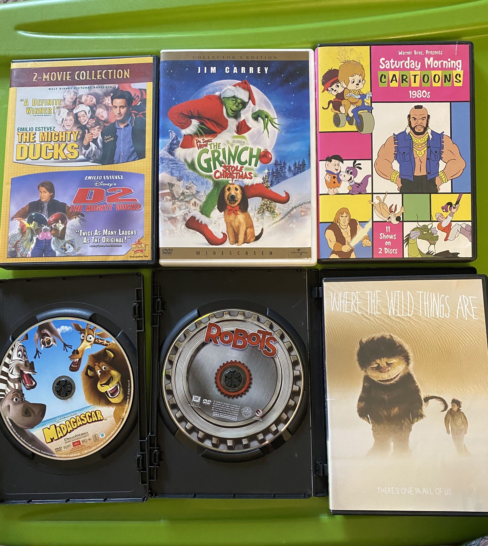 Kids Movies/Cartoons On DVD