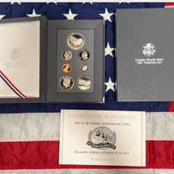 1991 Commemorative "Mt Rushmoreee"Prestige Set Orig Pkg / COA