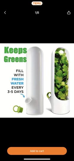 1pc Herb Saver For Refrigerator, Herb Saver Pod, Vegetable Preservation Bottle,