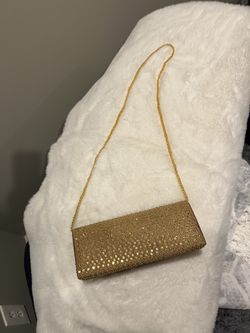 Gold Sequin Evening Bag