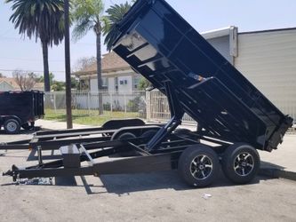 8-1/2 x 12 x 2 Heavy Duty Dump Trailer 14k GVWR