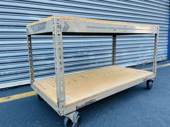 2’x4’ Two Shelves Display/ Garage Table. 29” Height