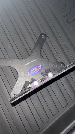 Detachable license plate dodge charger