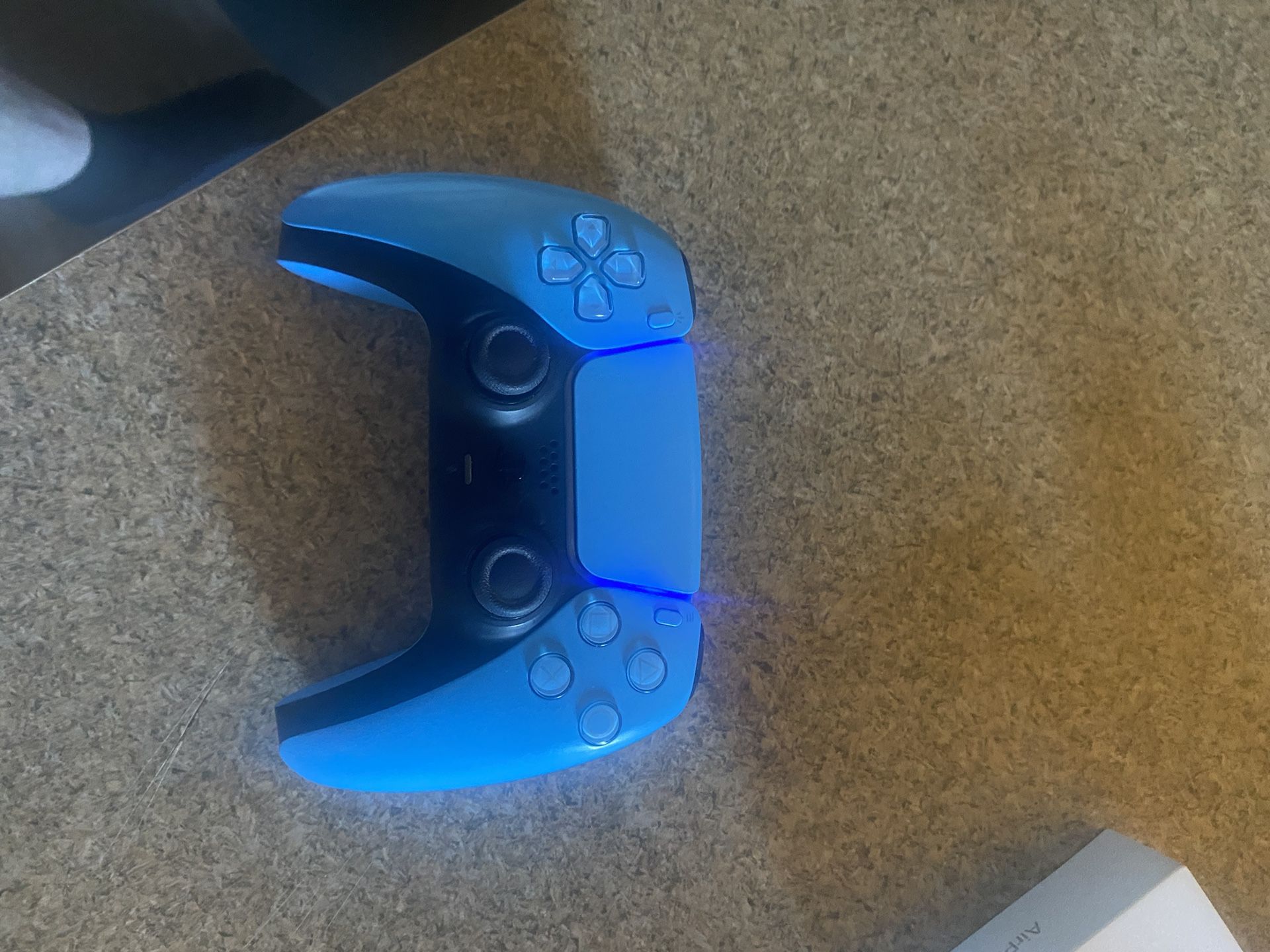 PS5 Blue controller and PS5 Stand Cooling Fan with PS5 Controller Charger for PlayStation 5