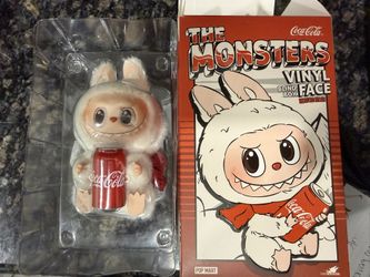 Authentic Coca Cola Labubu In Open Box