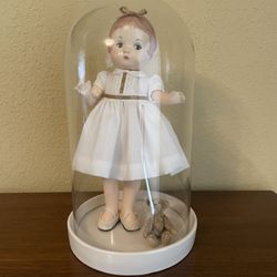 Vintage Doll and Cloche