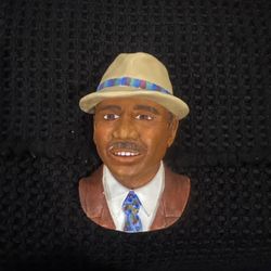 Vintage Bossons Chalkware Head Fred Wright’s Louis Sculpture 