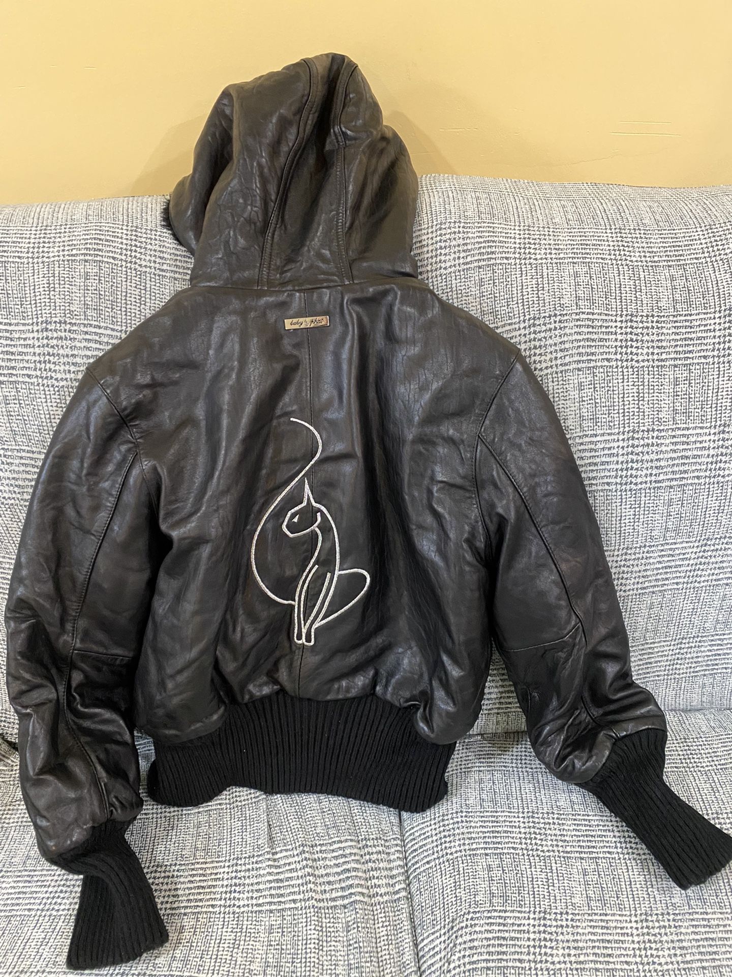 Original Baby Phat Reversible Leather Jacket