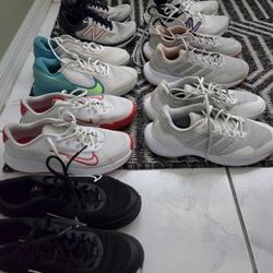 Various Women's Running and Tennis / Pickleball Shoes (Sizes 7.5 and 8)