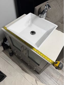 30 Inch Bathroom Vanity For Sale Vanity Is Still In Great Shape. No Water Damage.  I Can Deliver For An Extra $20-$40 Depending On Where Your Located.