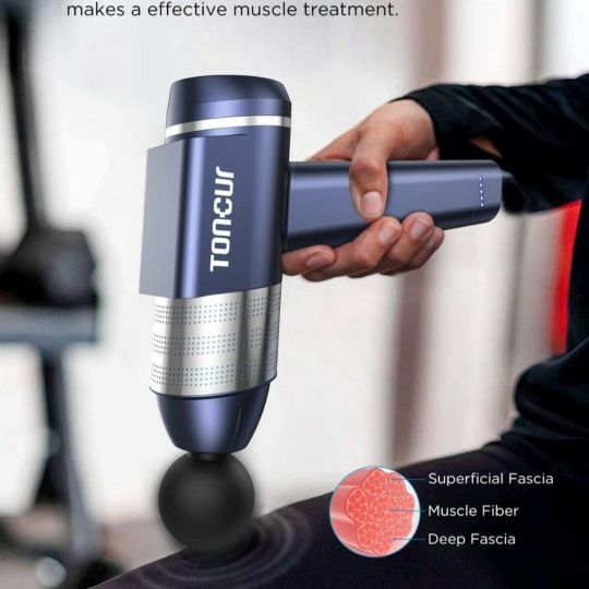 Toncur Massage Gun Factory Sealed Percussion Vibration Therapy Device -  buitengewoonvitaal.nl