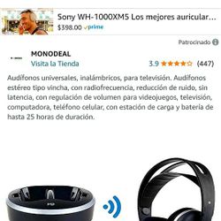 MONODEAL UHF HEADPHONES 