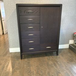Dark Wood Armoire 
