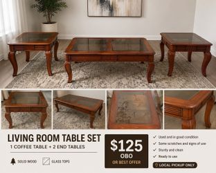 Coffee table set