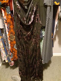 Lane bryant size 18 to 20 dress with shawl