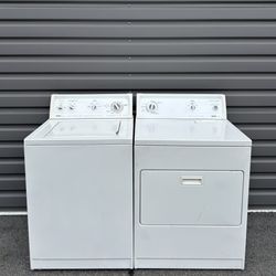 Washer and Dryer 
