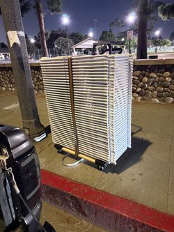 Folding chairs and tables