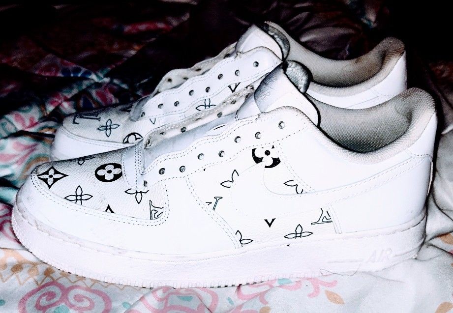 Louis Vuitton Custom Nike Air Force 1's 