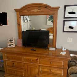 Dresser And Mirror