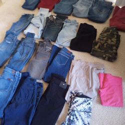 50 Jeans Pants Man Women Mix Size Good Brand Like VeryGood All For $199