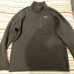 Patagonia Black Large Fleece Jacket 