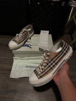 Burberry Vintage Check Low-Top Sneakers