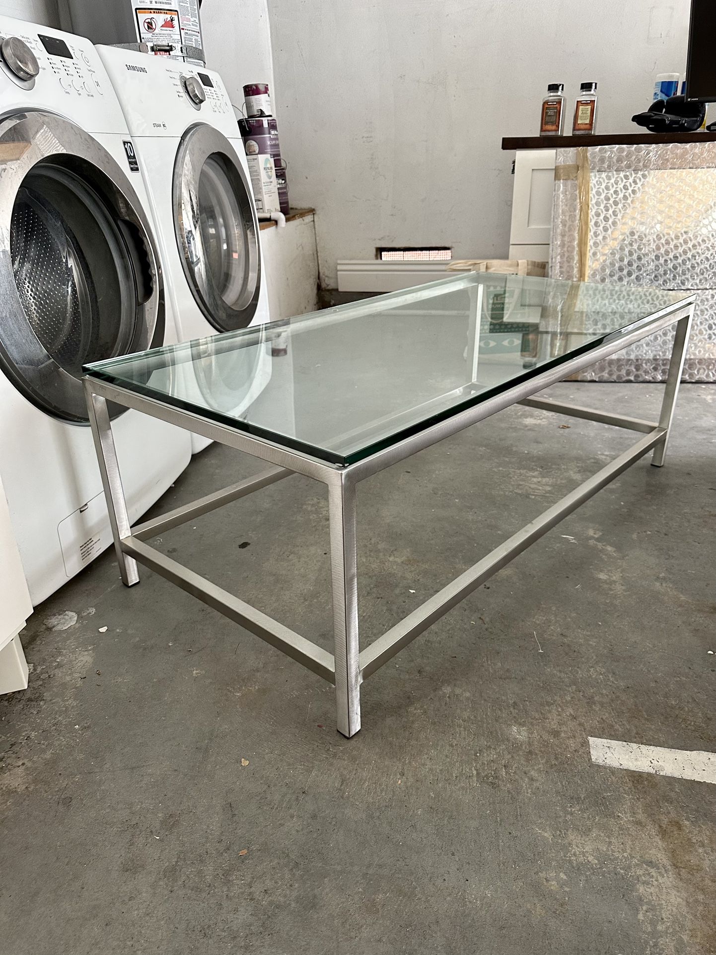 Crate and Barrel Glass Top Coffee Table for Sale in Costa Mesa, CA OfferUp
