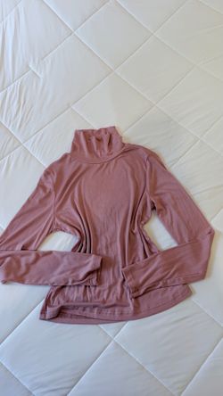 Pink Long Sleeve Turtleneck (XS)
