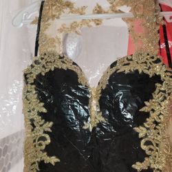 Black and gold Dress