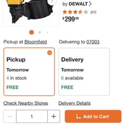 Dewalt Pneumatic 15° Coil Framing Nailer