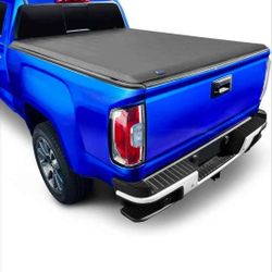 T1 Soft Roll-up Truck Bed Tonneau Cover Compatible with 2023 Chevy Colorado GMC Canyon | 5'1" (61")
