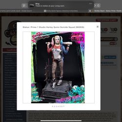 Harley Quin Suicide Squad Sideshow Prime Format Stature