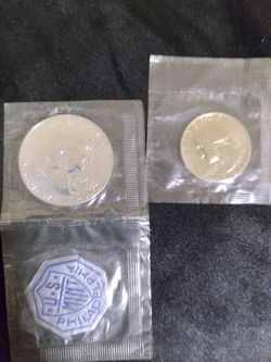 1963p Half Dollar And Quarter