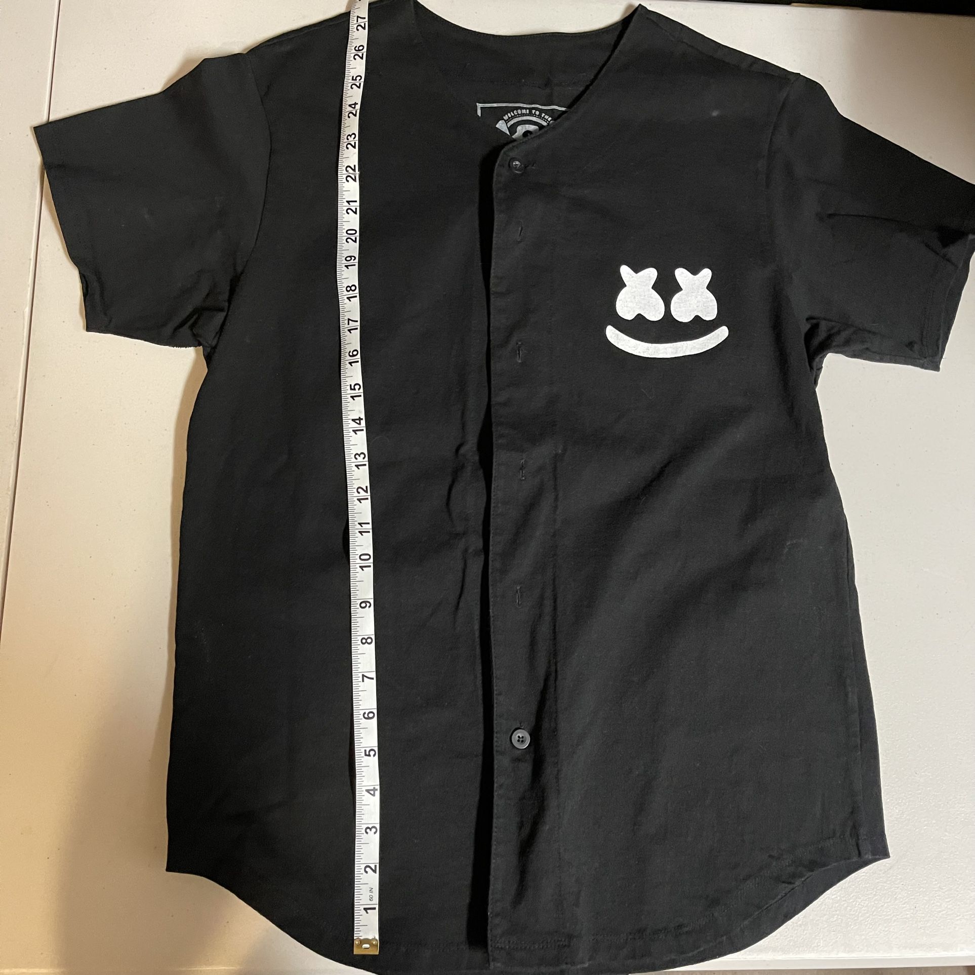 Marshmello Mellogang Baseball Concert Jersey Mens Size Small