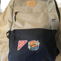 Leed’s Back To School Backpack With 15” Padded Laptop Sleeve/pocket. 5pockets + Water Bottle Side Pouch/Sleeve. 